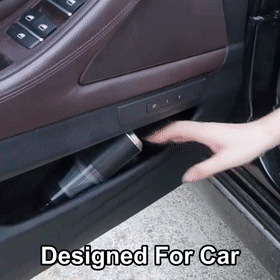 Mini Wireless Car Vacuum - Super Powerful 6000Pa motor