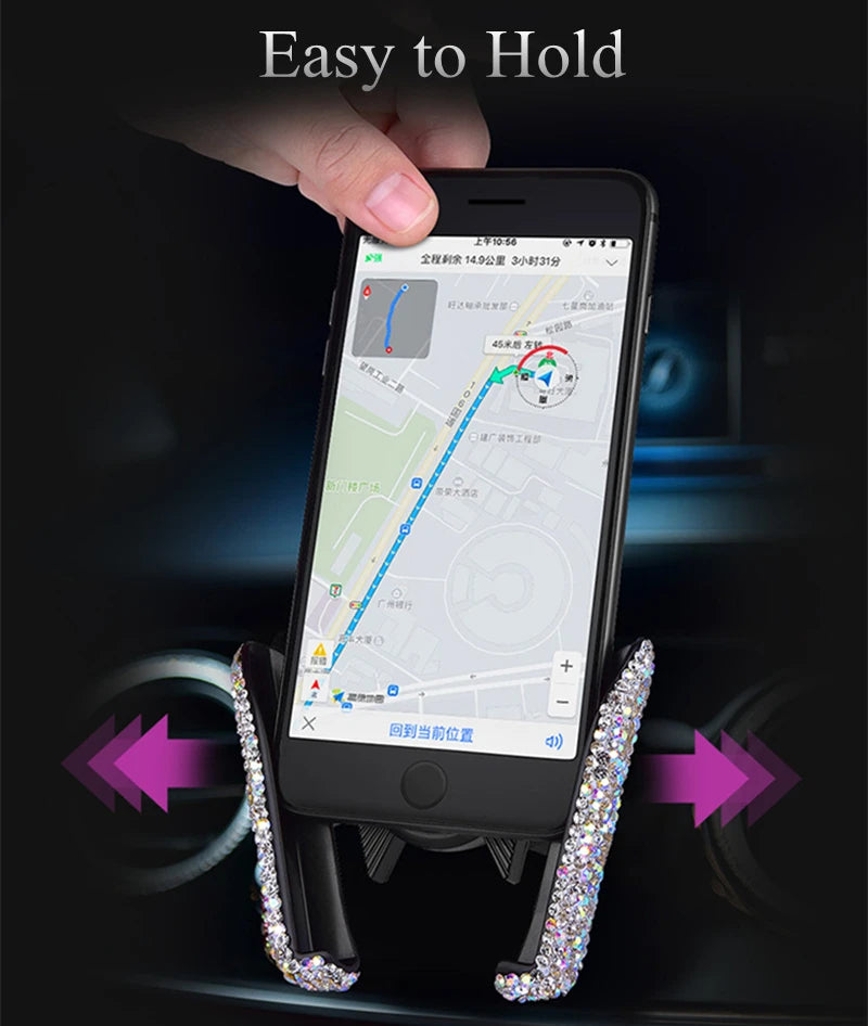 Bling Crystal Car Phone Holder