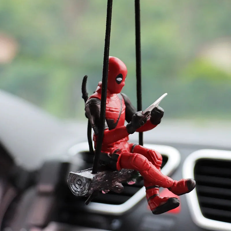 Cartoon Deadpool Rearview Mirror Pendant