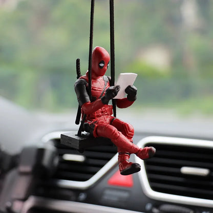 Cartoon Deadpool Rearview Mirror Pendant