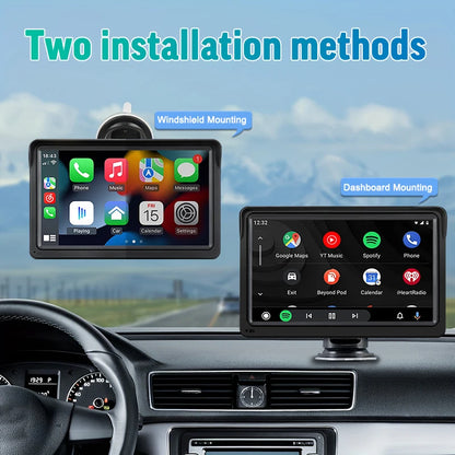 7" Wireless Multimedia HD Touch Screen (Works with CarPlay, Android, Bluetooth)