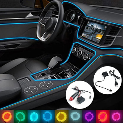 Car Interior Red LED Strip