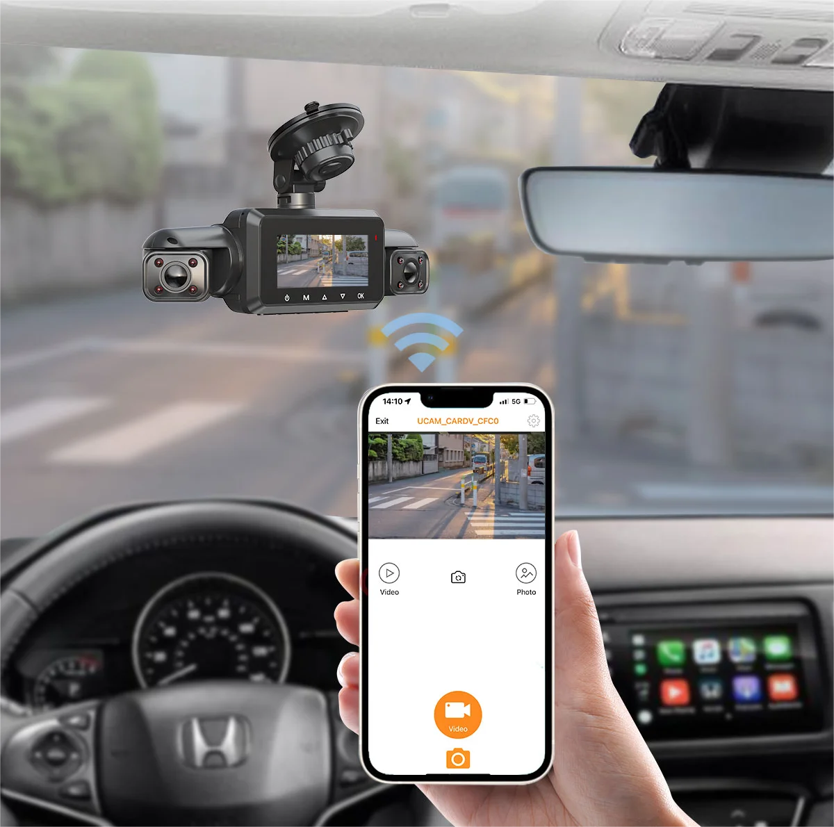 ZUIMI DashCam - Hd 1080P 4 Channel Camera