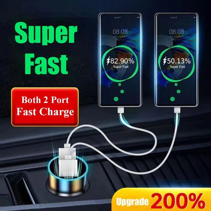 Dual USB Ports Car Charger