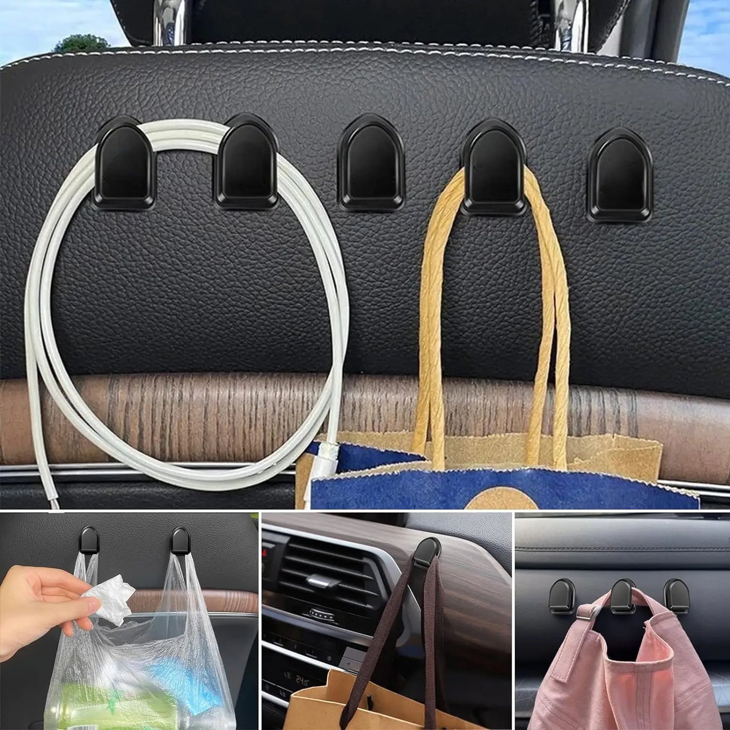 Mini Car Interior Hooks for Storage