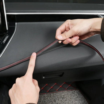 Leather Car Interior Moulding Trim Strip