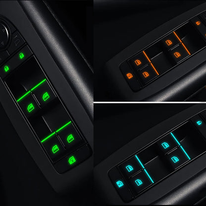 Car Luminous Door Button Stickers