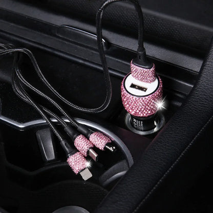 Modern Bling USB Car Charger