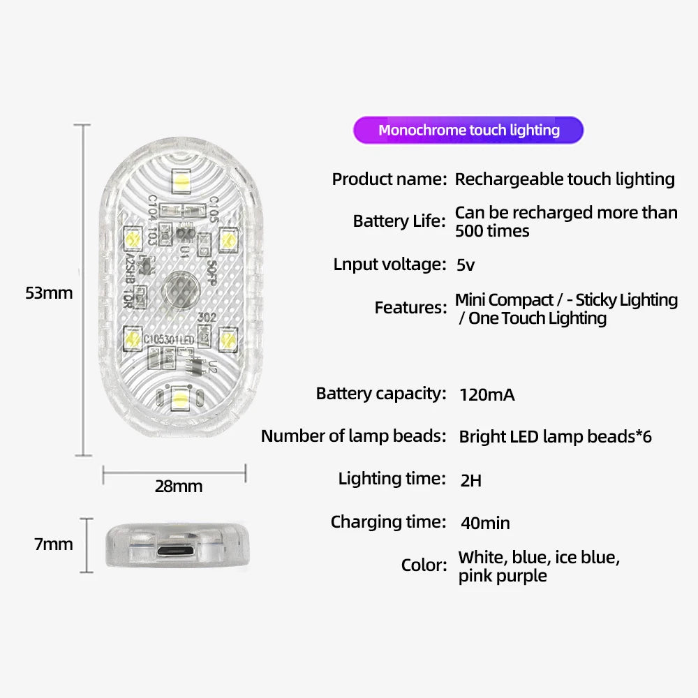 Wireless Mini LED Interior Light