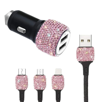 Modern Bling USB Car Charger