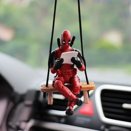 Cartoon Deadpool Rearview Mirror Pendant