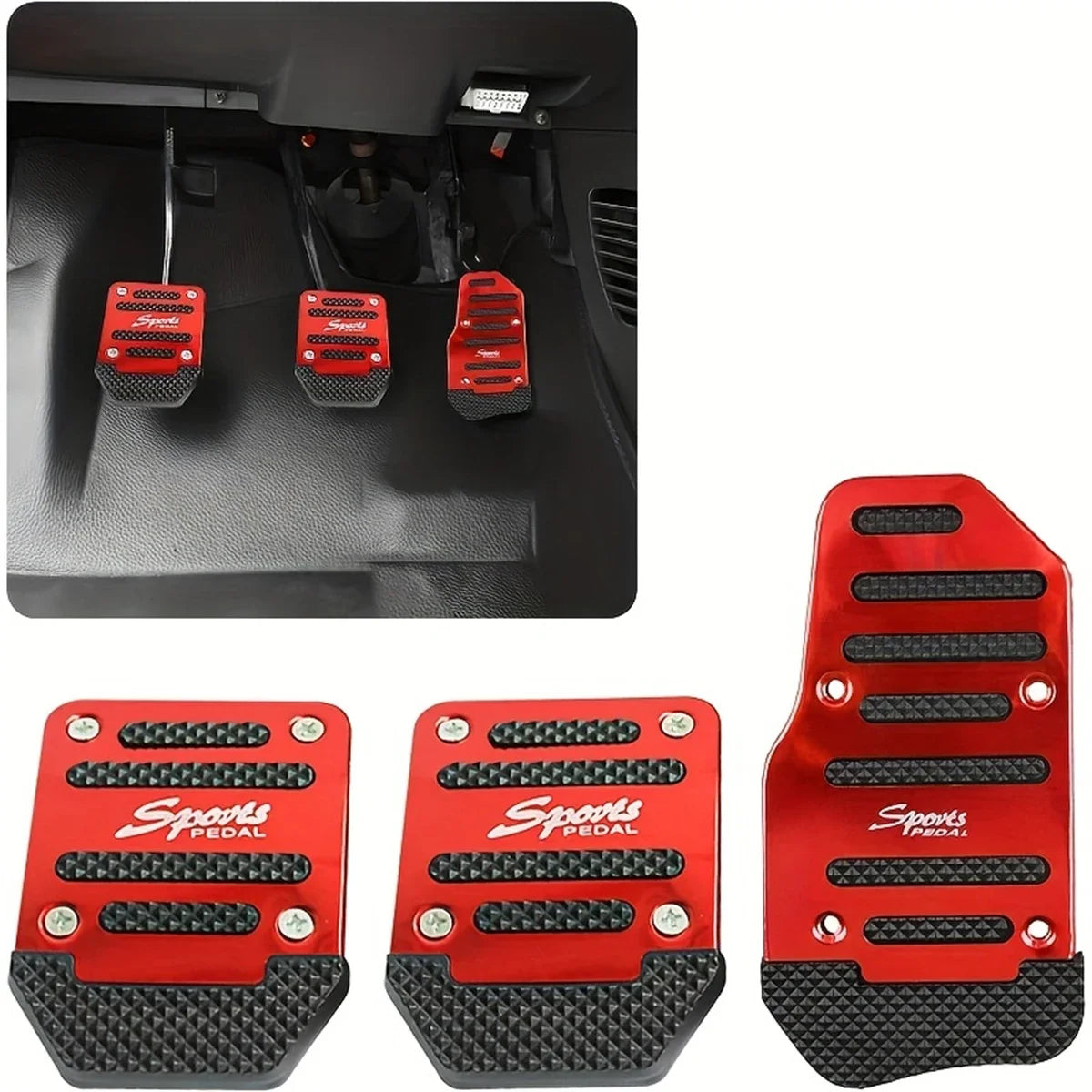 Car Pedal Protection Cover Set