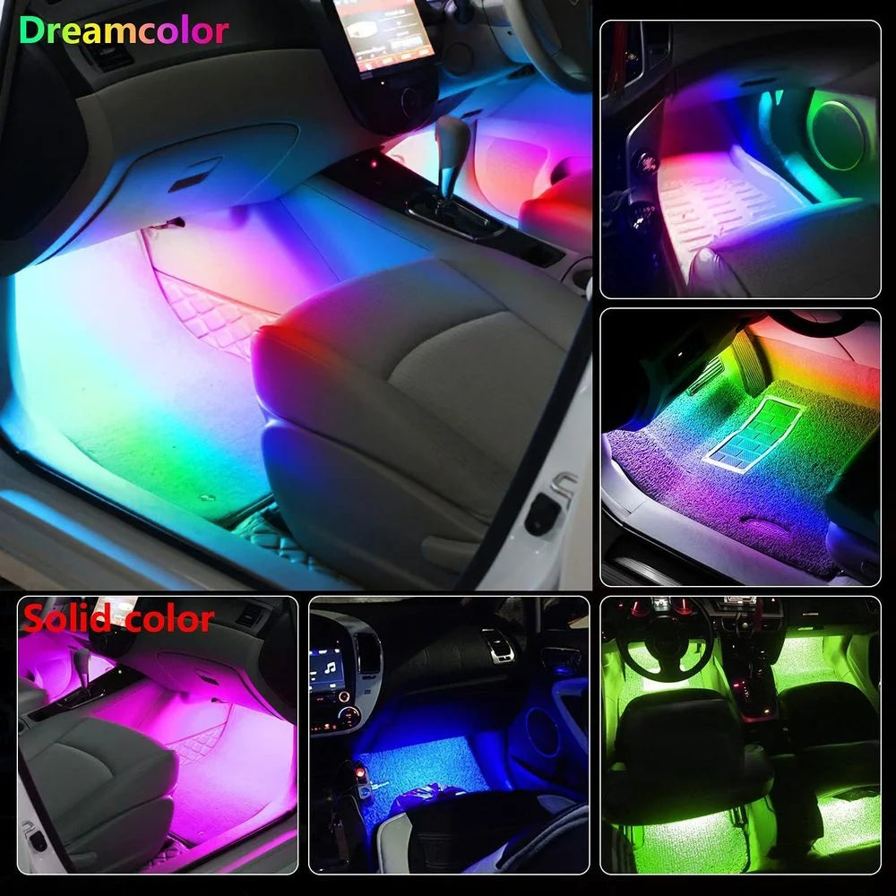 Neon LED Car Interior Ambient Light Kit